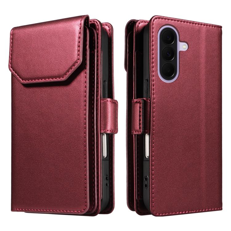 For Galaxy A27 5G Multi Card Wallet Leather Phone Case with Strap