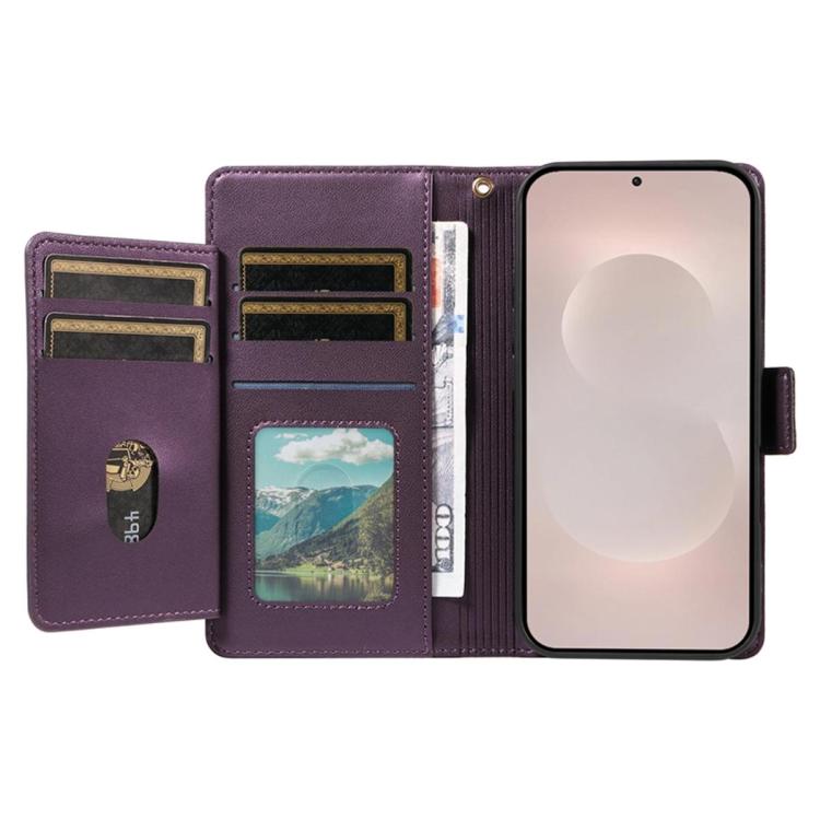 For Galaxy A27 5G Multi Card Wallet Leather Phone Case with Strap