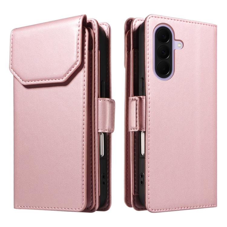 For Galaxy A27 5G Multi Card Wallet Leather Phone Case with Strap