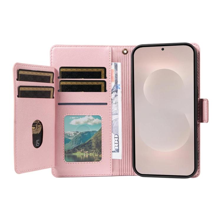For Galaxy A27 5G Multi Card Wallet Leather Phone Case with Strap