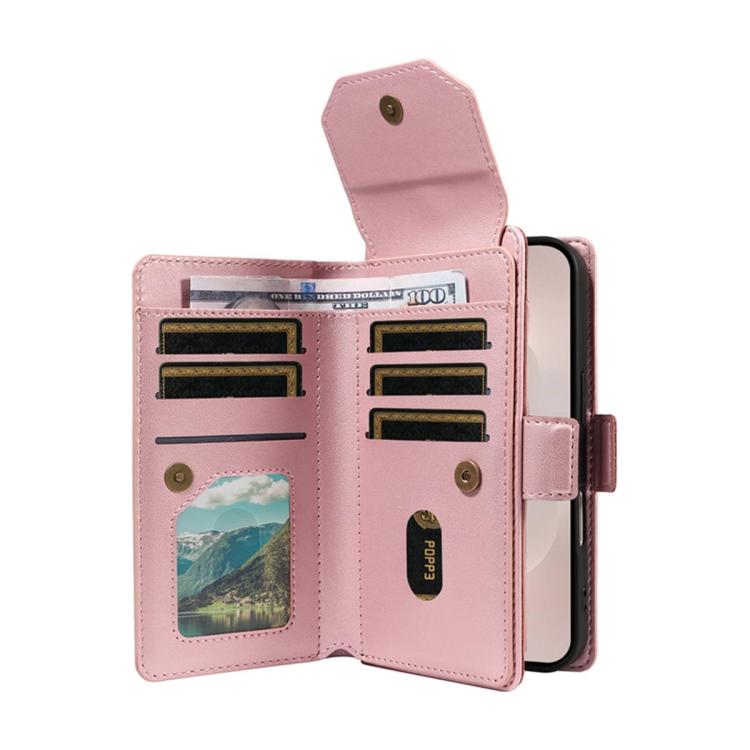 For Galaxy A27 5G Multi Card Wallet Leather Phone Case with Strap
