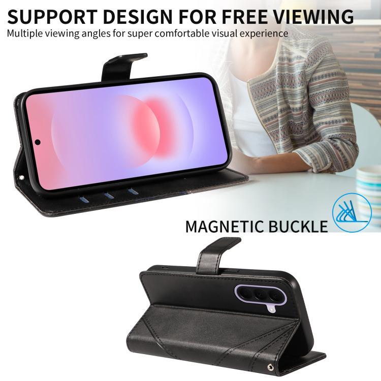 For Galaxy A27 5G Diamond Stitching Leather Phone Case