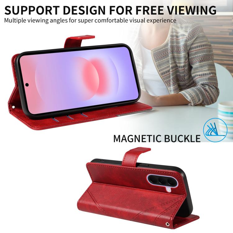 For Galaxy A27 5G Diamond Stitching Leather Phone Case