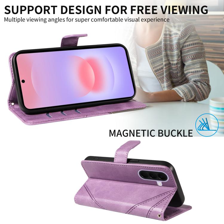 For Galaxy A27 5G Diamond Stitching Leather Phone Case
