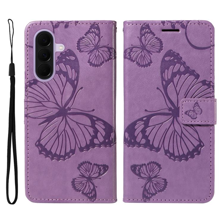 For Galaxy A27 5G 3D Butterfly Embossed Pattern Flip Leather Phone Case