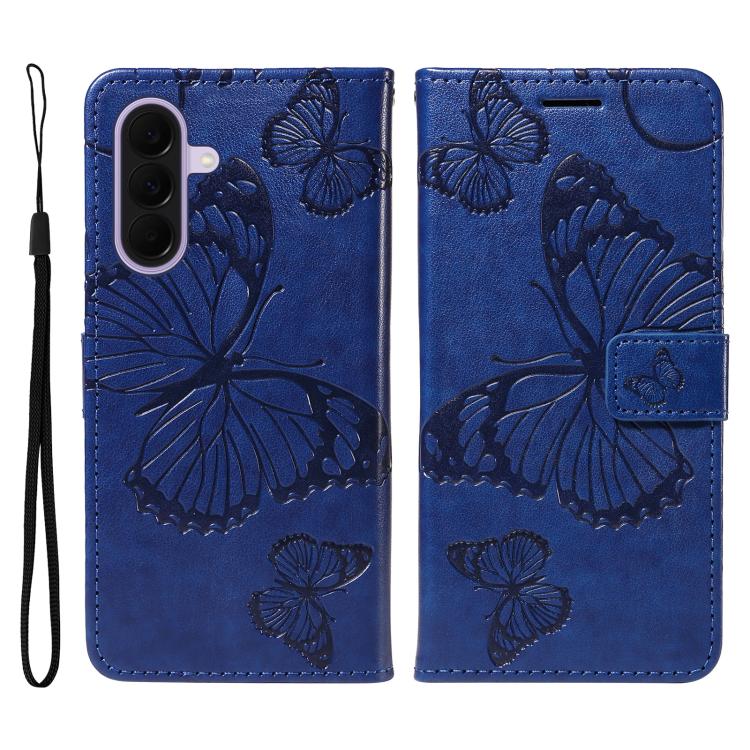 For Galaxy A27 5G 3D Butterfly Embossed Pattern Flip Leather Phone Case