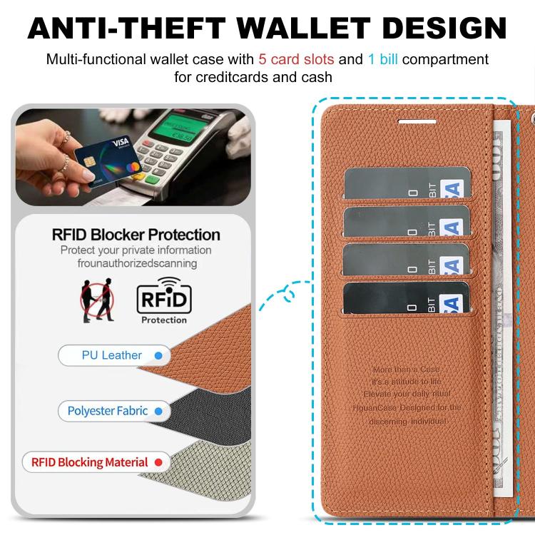 For Google Pixel 9a Retro Litchi Texture Vegan Leather Magnetic Wallet Phone Case with Wrist Strap