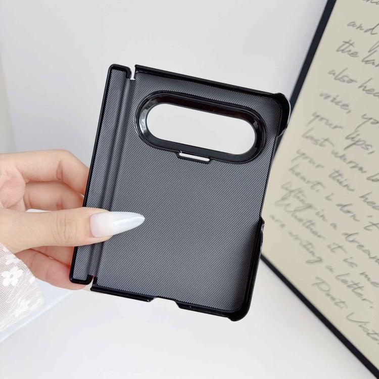 For Huawei Pura X Max Integrated Magnetic Axis Solid Color Leather Texture Phone Case
