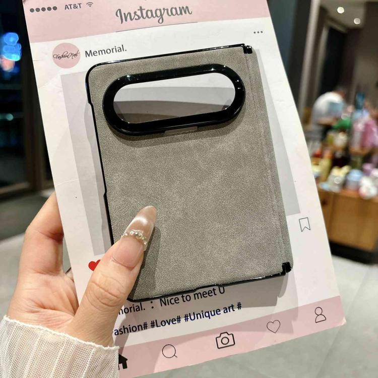For Huawei Pura X Max Vegan Leather Axis Shockproof Phone Case