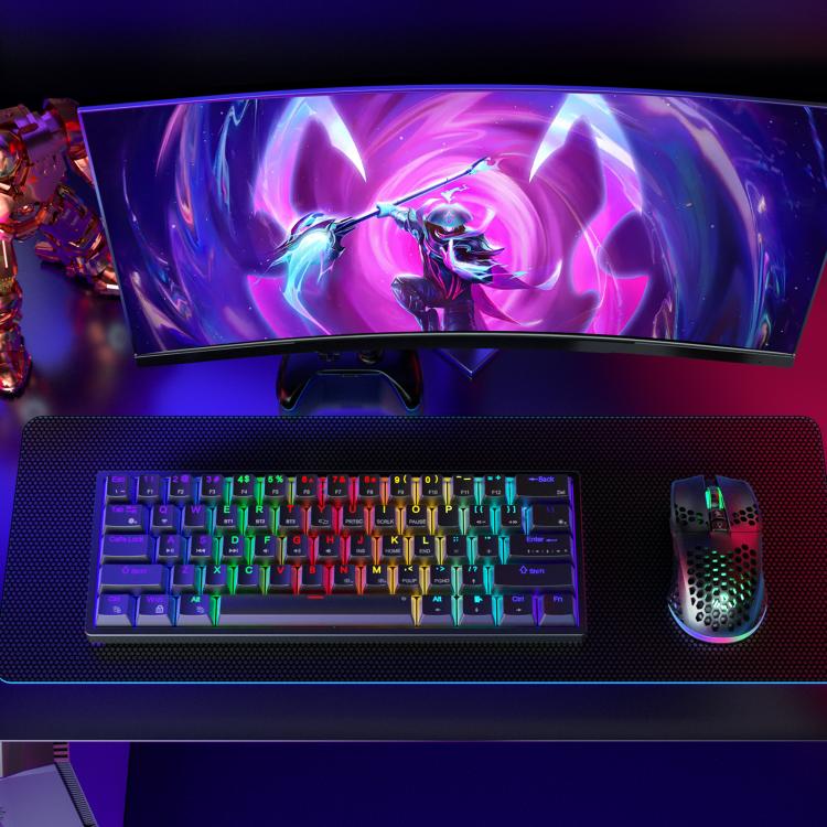 SOLAKAKA SM600 Hollowed Out RGB Tri-mode Wireless Gaming Mouse