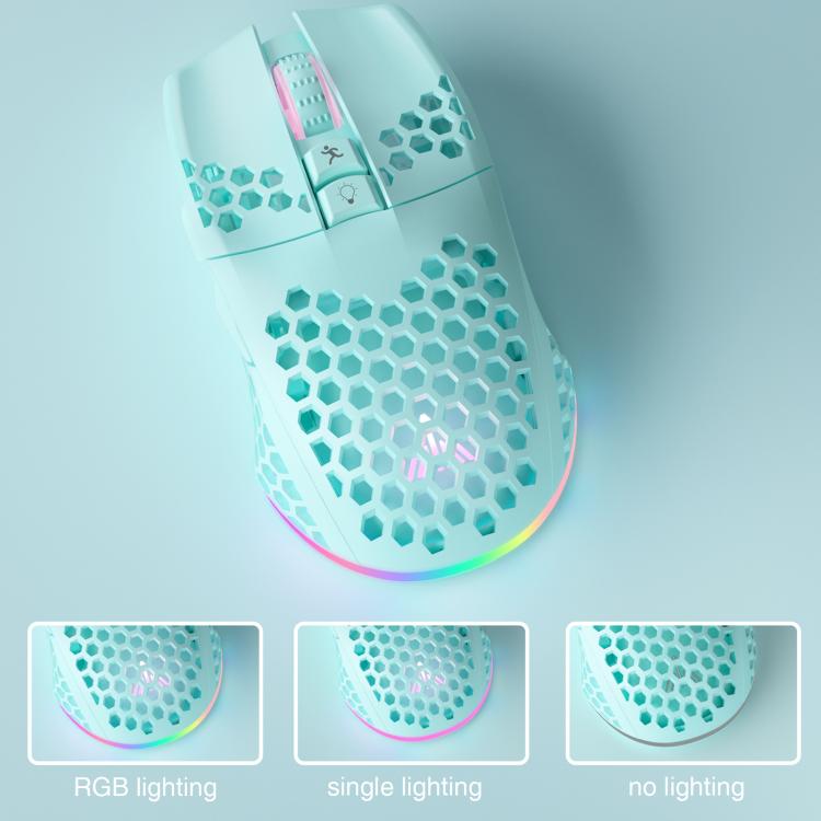 SOLAKAKA SM600 Hollowed Out RGB Tri-mode Wireless Gaming Mouse