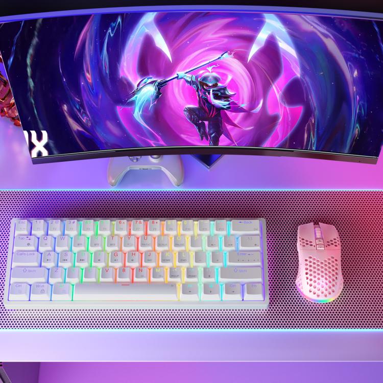 SOLAKAKA SM600 Hollowed Out RGB Tri-mode Wireless Gaming Mouse