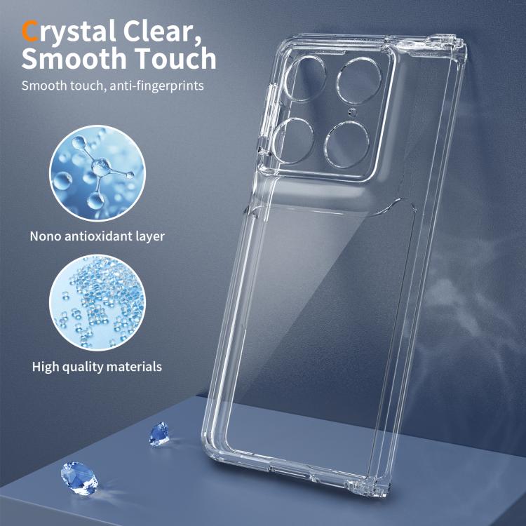 For Motorola Razr Fold 5G Scratchproof Acrylic TPU Phone Case - Transparent