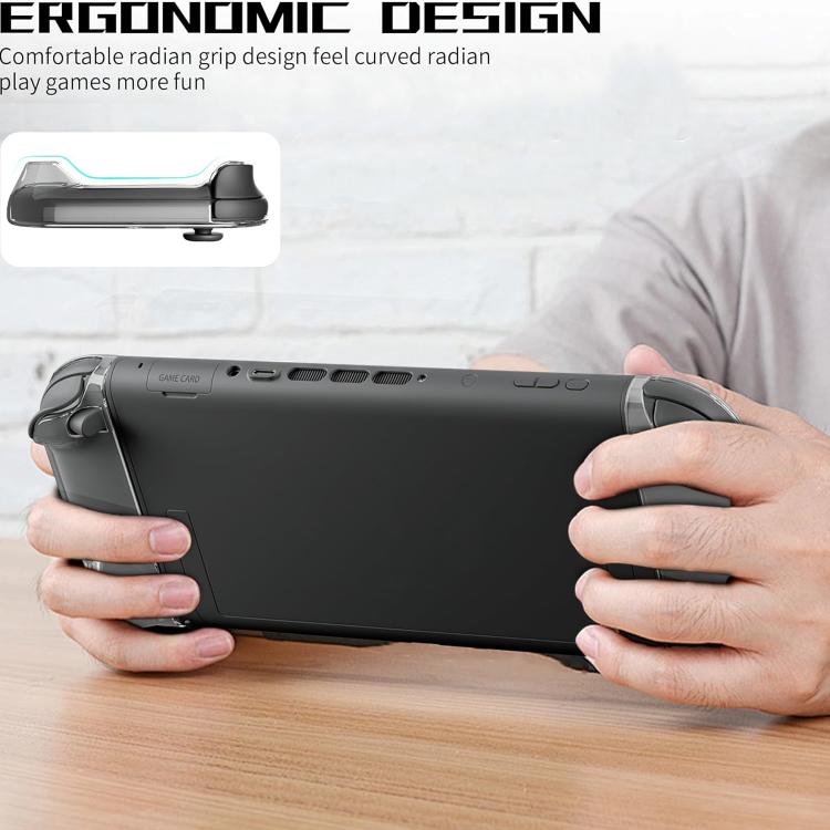For Nintendo Switch 2 Joy-Con XDcase 1 Pair Crystal PC Protective Case & Joystick Caps Set - Transparent