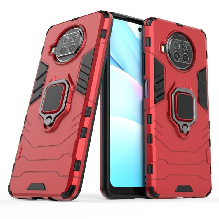 For Xiaomi Mi 10T Lite 5G Shockproof PC + TPU Protective Case with Magnetic Ring Holder