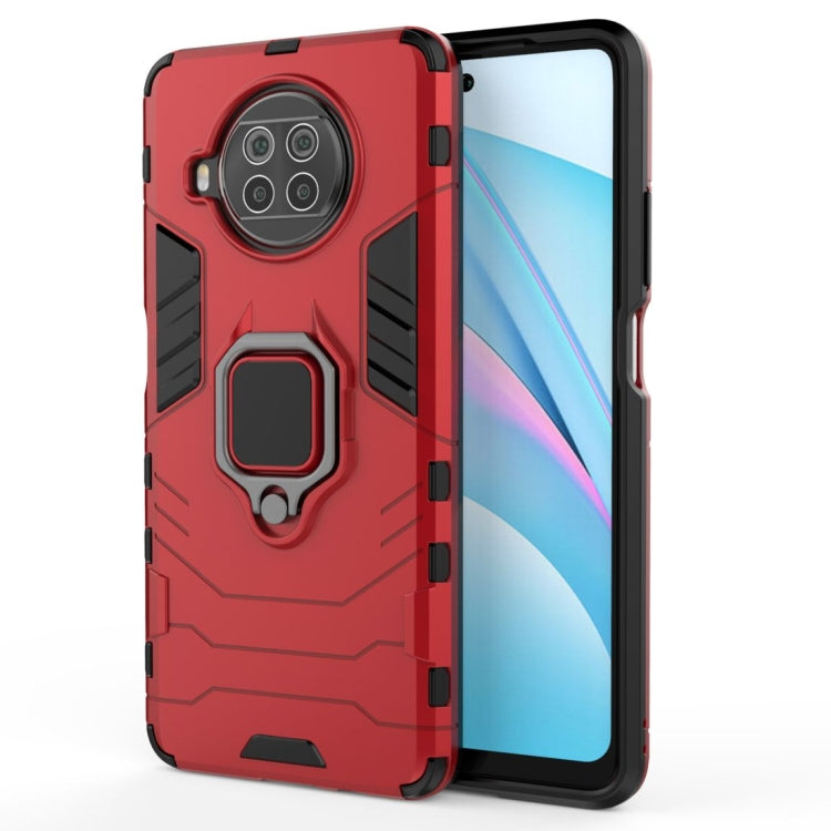 For Xiaomi Mi 10T Lite 5G Shockproof PC + TPU Protective Case with Magnetic Ring Holder