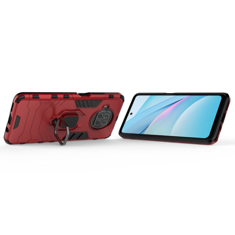 For Xiaomi Mi 10T Lite 5G Shockproof PC + TPU Protective Case with Magnetic Ring Holder