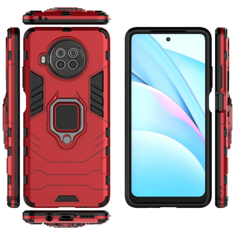 For Xiaomi Mi 10T Lite 5G Shockproof PC + TPU Protective Case with Magnetic Ring Holder