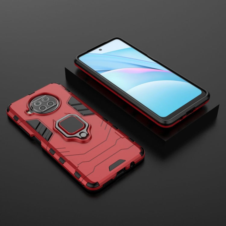 For Xiaomi Mi 10T Lite 5G Shockproof PC + TPU Protective Case with Magnetic Ring Holder