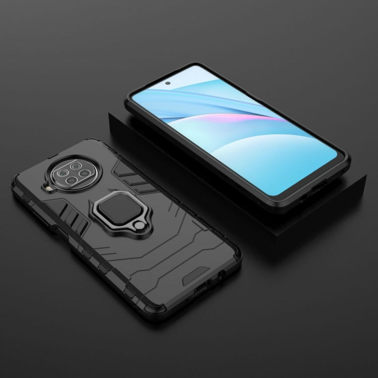 For Xiaomi Mi 10T Lite 5G Shockproof PC + TPU Protective Case with Magnetic Ring Holder