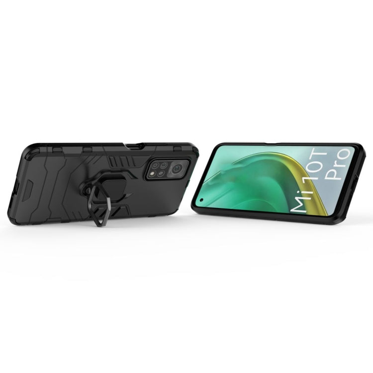 For Xiaomi Mi 10T Pro 5G Shockproof PC + TPU Protective Case with Magnetic Ring Holder