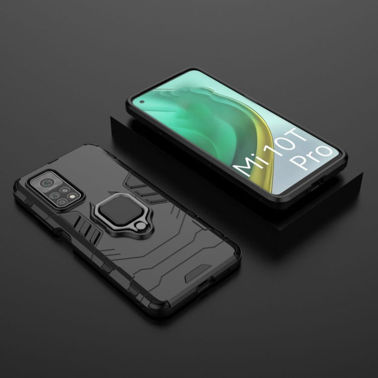 For Xiaomi Mi 10T Pro 5G Shockproof PC + TPU Protective Case with Magnetic Ring Holder