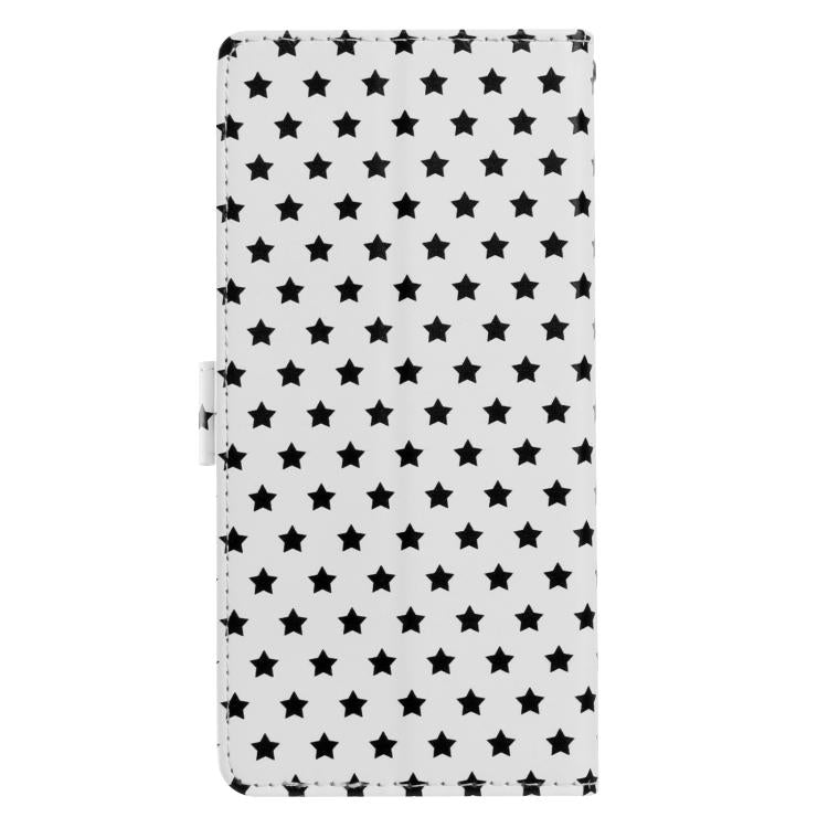 For Google Pixel 9a Star Pattern Magnetic Buckle Vegan Leather Phone Case with Wrist Strap