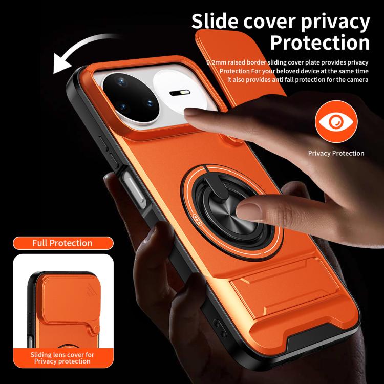 For Huawei nova 15 Pro Lens Sliding Window Multifunctional Magnetic Shockproof Phone Case