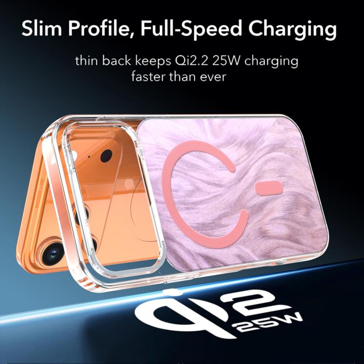 For iPhone 17 Pro Max Crystal Fox Tail Pattern Magnetic Phone Case