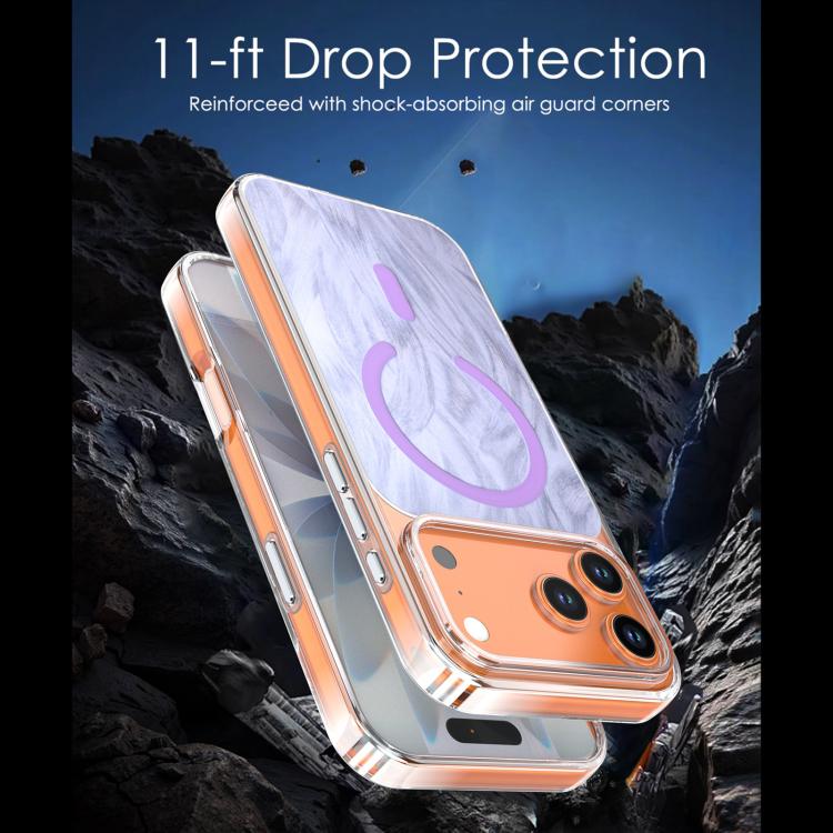 For iPhone 17 Pro Max Crystal Fox Tail Pattern Magnetic Phone Case