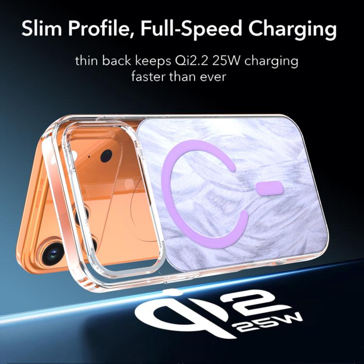 For iPhone 17 Pro Max Crystal Fox Tail Pattern Magnetic Phone Case