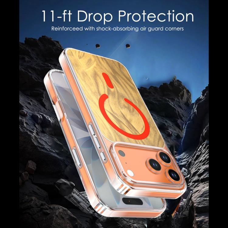 For iPhone 17 Pro Crystal Fox Tail Pattern Magnetic Phone Case