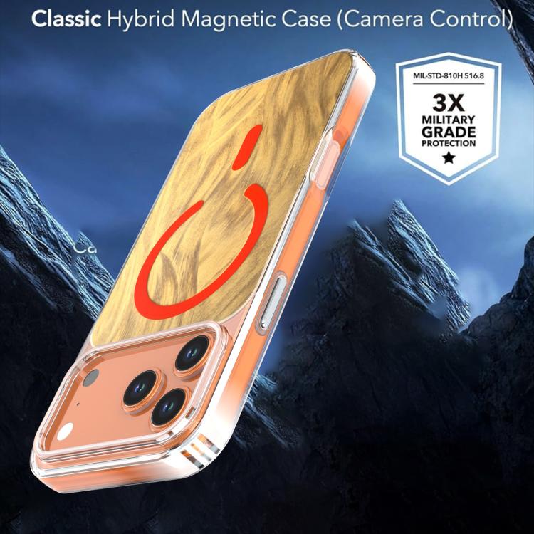 For iPhone 17 Pro Crystal Fox Tail Pattern Magnetic Phone Case