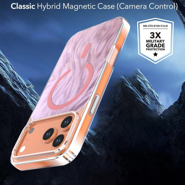 For iPhone 17 Pro Crystal Fox Tail Pattern Magnetic Phone Case