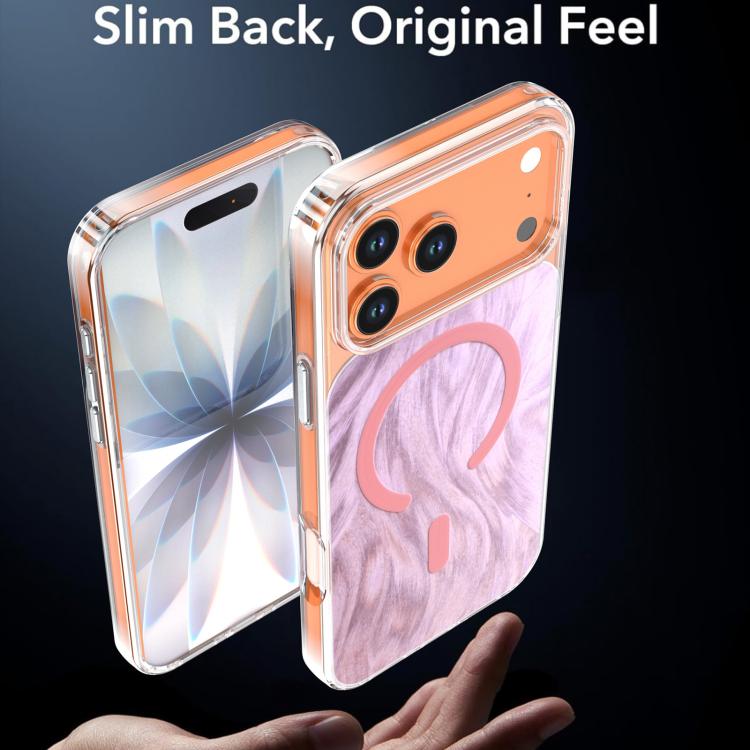 For iPhone 17 Pro Crystal Fox Tail Pattern Magnetic Phone Case