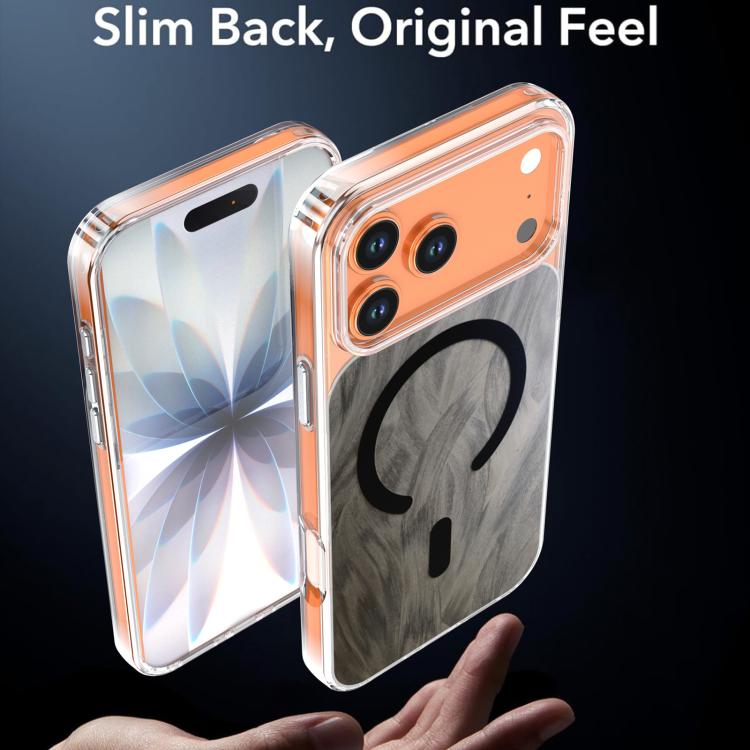 For iPhone 17 Pro Crystal Fox Tail Pattern Magnetic Phone Case