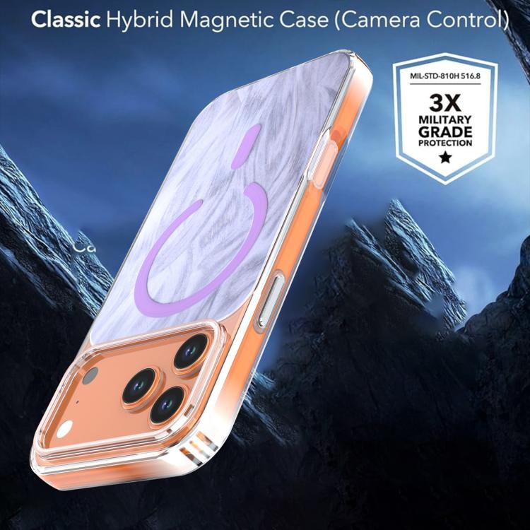 For iPhone 17 Pro Crystal Fox Tail Pattern Magnetic Phone Case