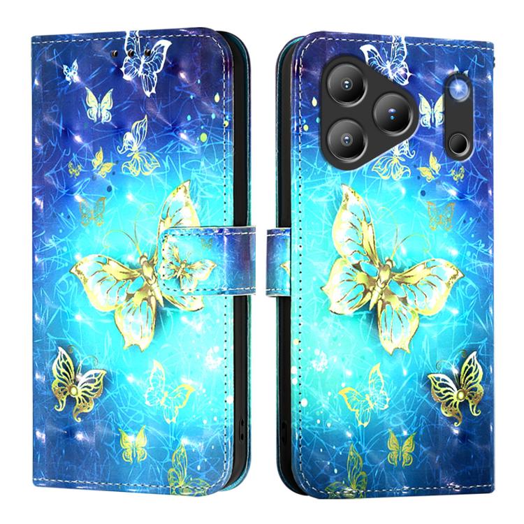 For Blackview WAVE 7C 3D Painting Horizontal Flip Leather Phone Case