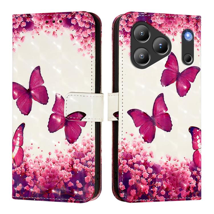 For Blackview WAVE 7C 3D Painting Horizontal Flip Leather Phone Case