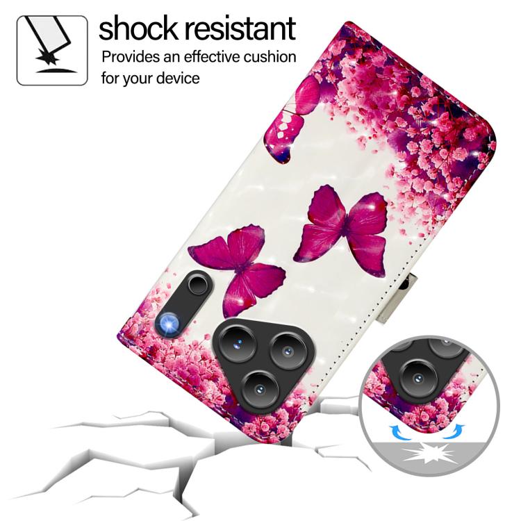 For Blackview WAVE 7C 3D Painting Horizontal Flip Leather Phone Case