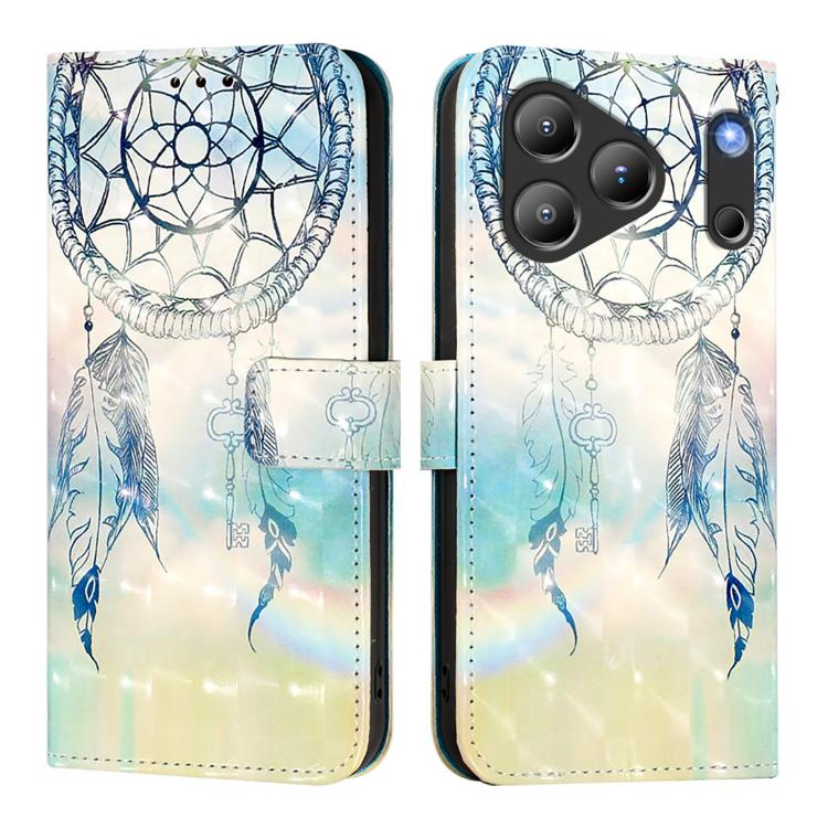 For Blackview WAVE 7C 3D Painting Horizontal Flip Leather Phone Case