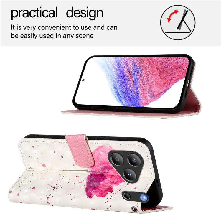 For Blackview WAVE 7C 3D Painting Horizontal Flip Leather Phone Case
