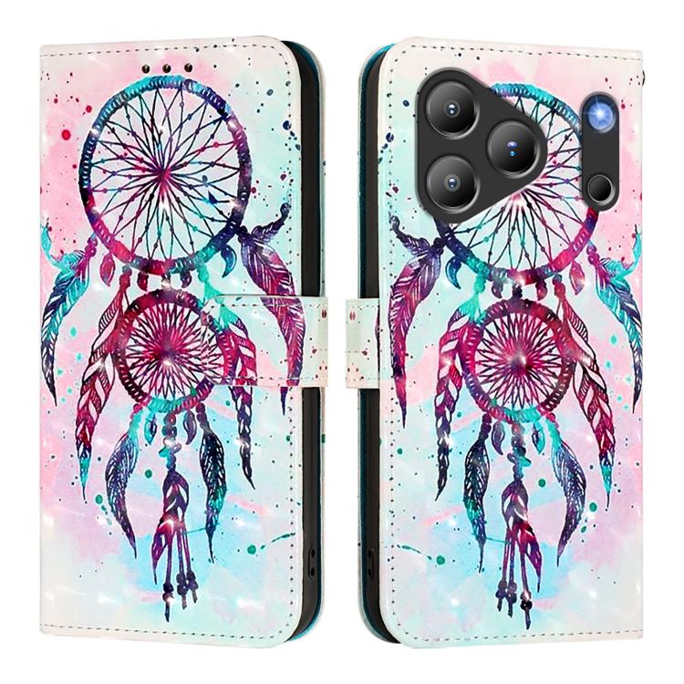 For Blackview WAVE 7C 3D Painting Horizontal Flip Leather Phone Case