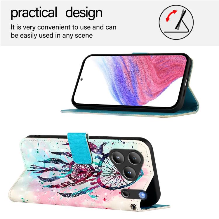 For Blackview WAVE 7C 3D Painting Horizontal Flip Leather Phone Case
