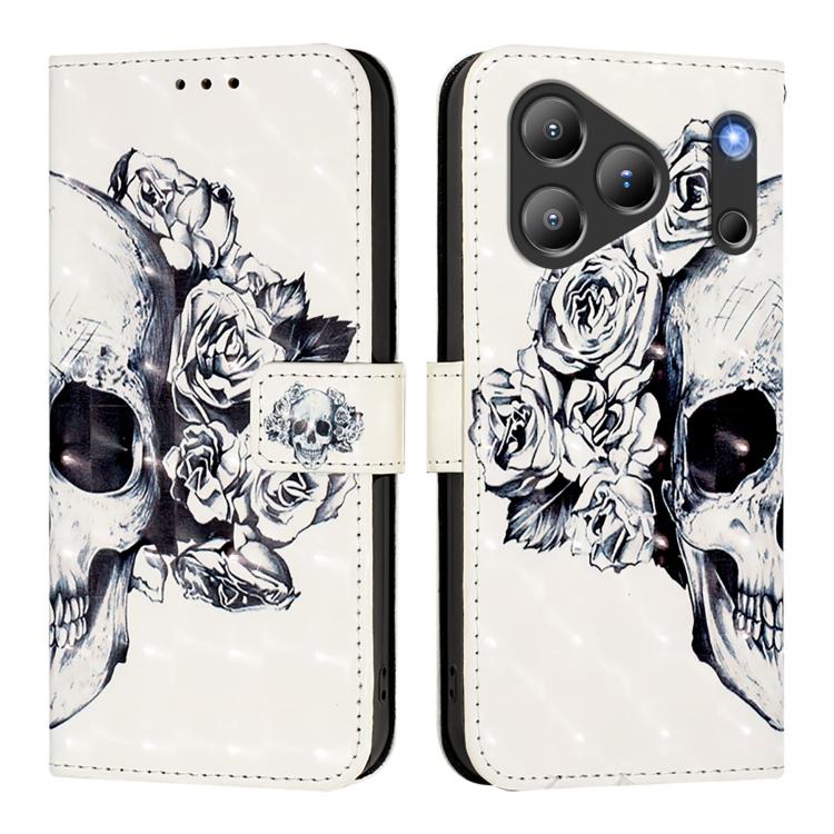 For Blackview WAVE 7C 3D Painting Horizontal Flip Leather Phone Case
