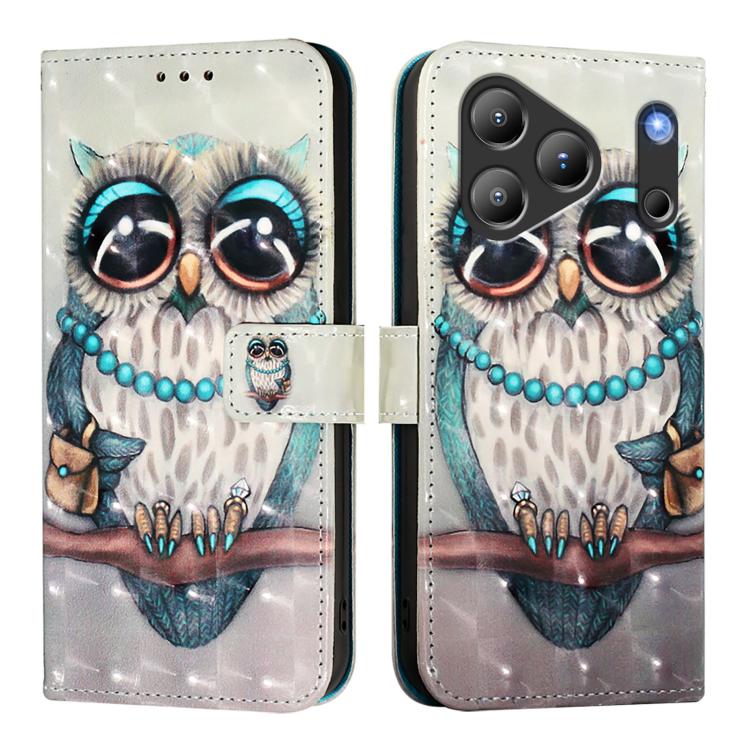 For Blackview WAVE 7C 3D Painting Horizontal Flip Leather Phone Case