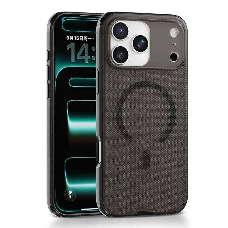 For iPhone 17 Pro Max Frosted Dot Texture Magnetic Phone Case