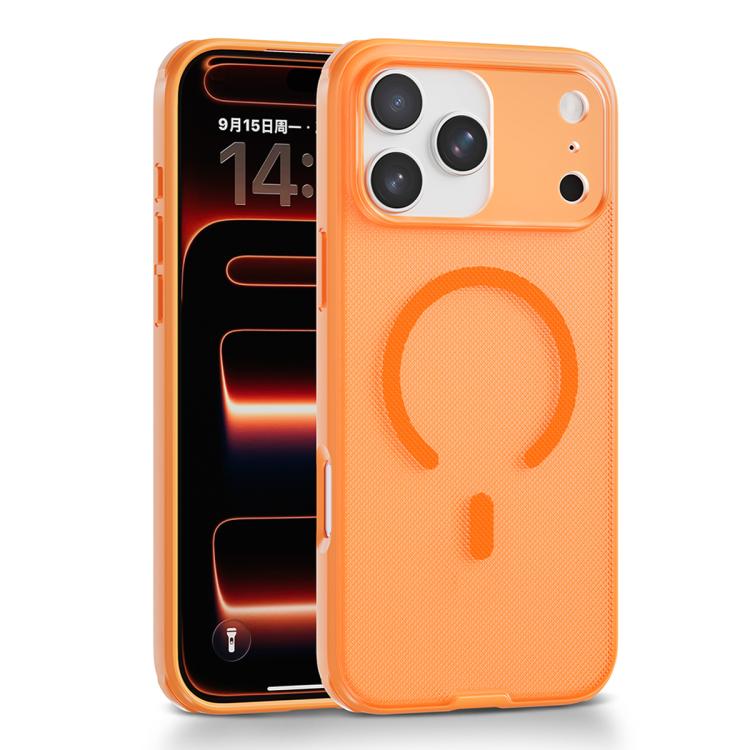 For iPhone 17 Pro Max Frosted Dot Texture Magnetic Phone Case