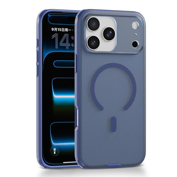 For iPhone 17 Pro Frosted Dot Texture Magnetic Phone Case
