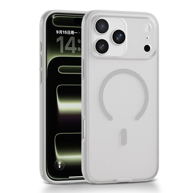 For iPhone 17 Pro Frosted Dot Texture Magnetic Phone Case